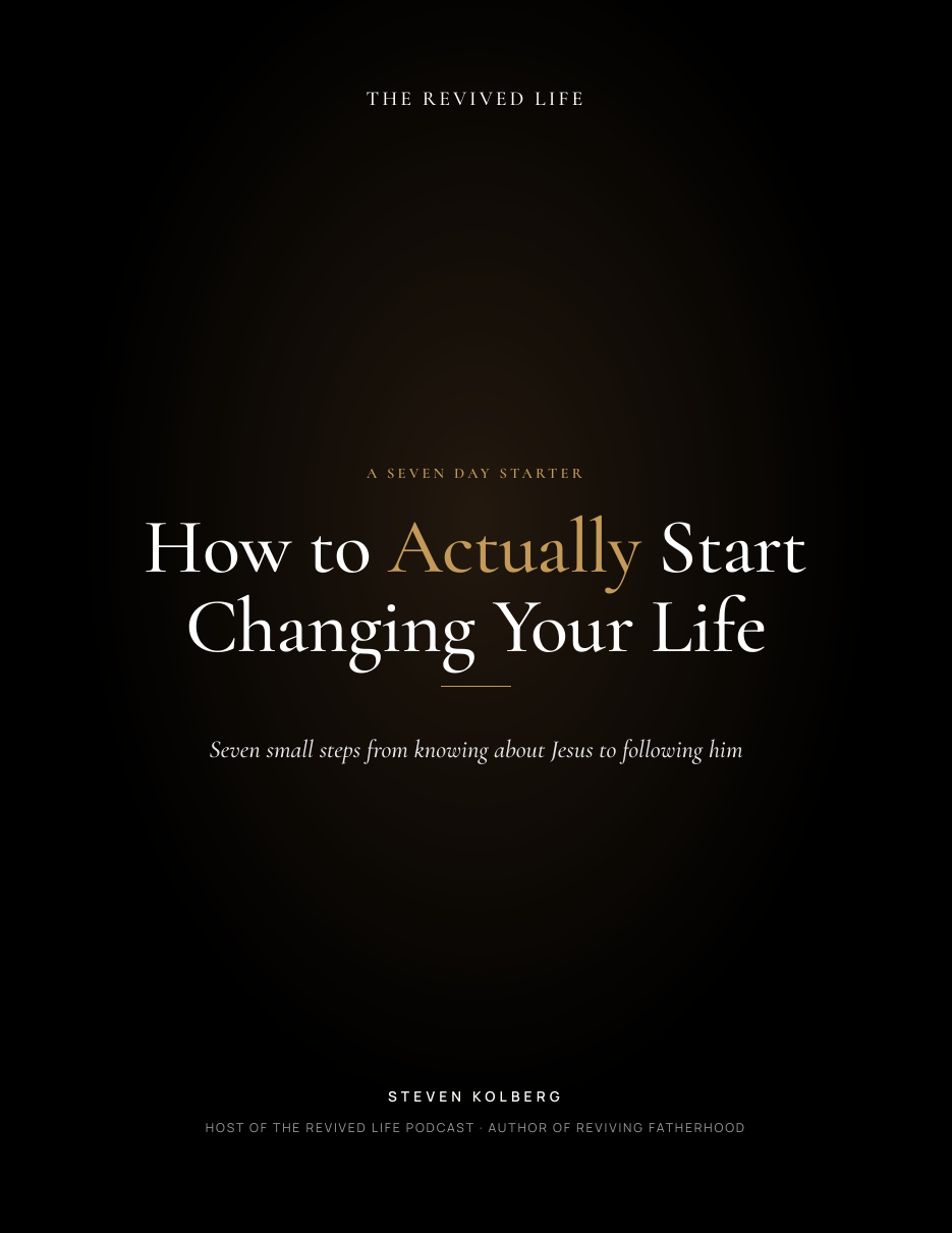 How to Actually Start Changing Your Life guide cover